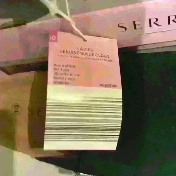 Serra Ladies Genuine Suede Clogs. New with tags and box. - Picture 5 of 5